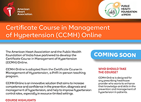 Certificate Course in Management of Hypertension Online